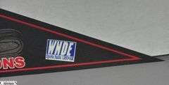 2000 & 2001 Baseball Pennants.  2000 Triple-A Indianapolis Indians World Series Champions and 2001 Autographed Victory Field Indianapolis, IN July 11, 2001.