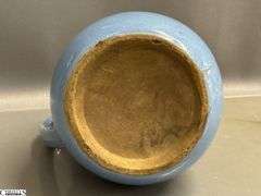 4pcs Stoneware Crockery Pitchers, Bowls - 9.5" of tallest