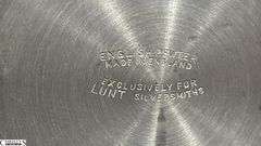 Lunt Silversmith Pewter Decanter With 6 Stems, Some Dents and Wear, Decanter 8.5"