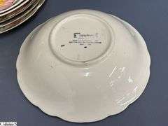 Franciscan Desert Rose Plates and Bowls - 10.5" of dinner plate - some chipping - approx 25pcs