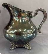 2 Silver Plated Pitchers Reed and Barton "Regent" Pattern Tallest 8"