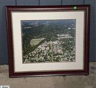 4 Framed Artwork and Photography Prints, All Framed, Largest 40"x32" Gold Frame, CART IS NOT INCLUDED