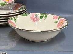 Franciscan Desert Rose Plates and Bowls - 10.5" of dinner plate - some chipping - approx 25pcs
