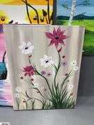 10 Canvas Paintings, Streams, Florals and Others Each Measures 16x20"