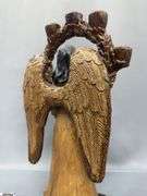 Pair of Angel Five Flame Candle Holders 16" Tall