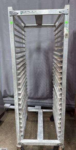 Epco Tray Rolling Rack - 21" x 26" x 63" image