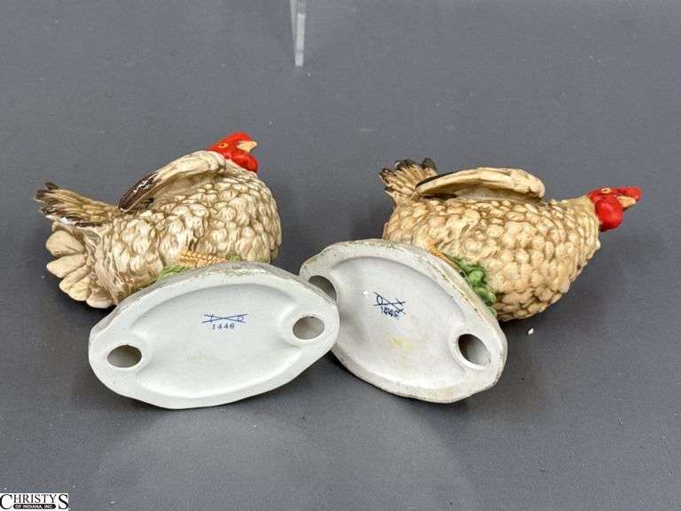 Rooster Figurines, Composite Tallest 9", Country style Kitchen Items, Jelly Belly, Canisters