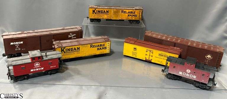 Unboxed Assembled Model Train Cars image