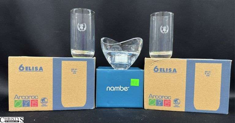 Small Acroroc WFP Etched Cups, Nambe Heart Shaped Tea Light Holder image
