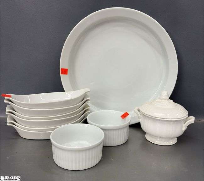 Quiche and Gratin Dishes, Dansk and Others - 12" of largest image