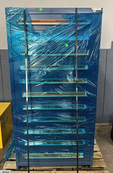 11 Drawer Parts Cabinet No Keys 30x28x59 image