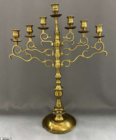 Brass 7 Flame Candelabra 17"x22" image