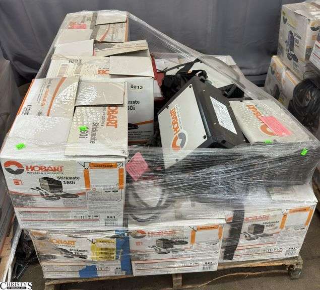 Pallet of Defective Hobart Welders 160i Approx 14 Total image