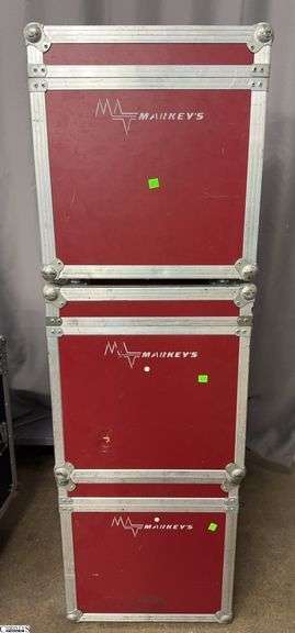 3 AV Road Cases Largest 20x20x21 image