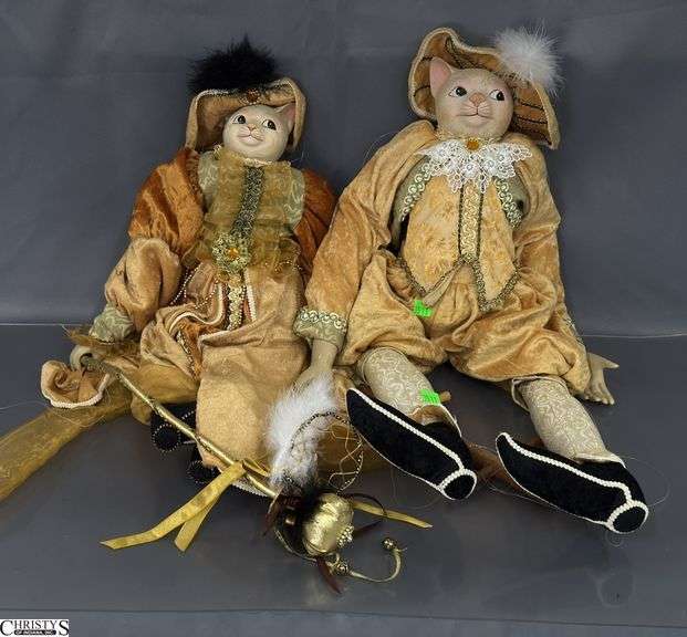 Cat Figure Puppets 27" Tallest image