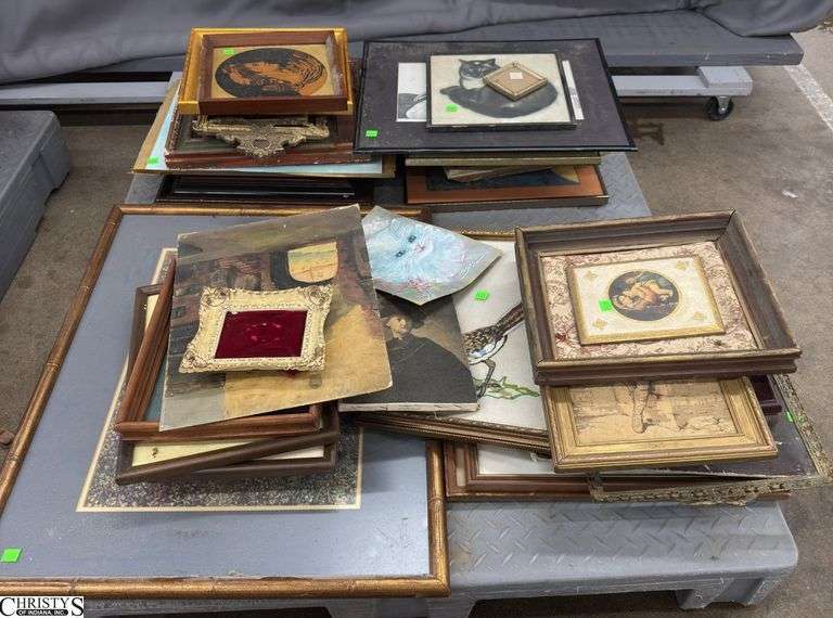 Skid of Frames, Artwork - May Have Damage Throughout - SKID NOT INCLUDED image