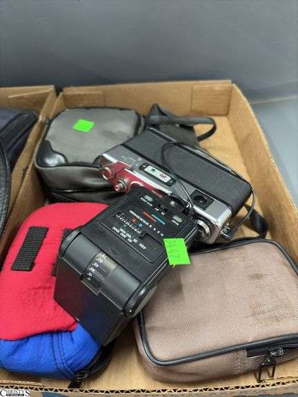 Cameras, Polaroids, Assortment of Styles, Accessories, Zip Cases
