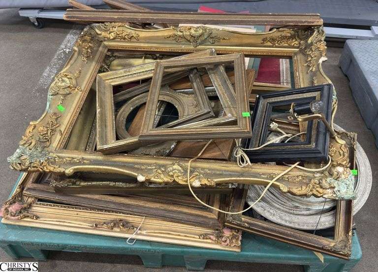 Skid of Frames, Mats - Shows Damage Throughout - SKID NOT INCLUDED image