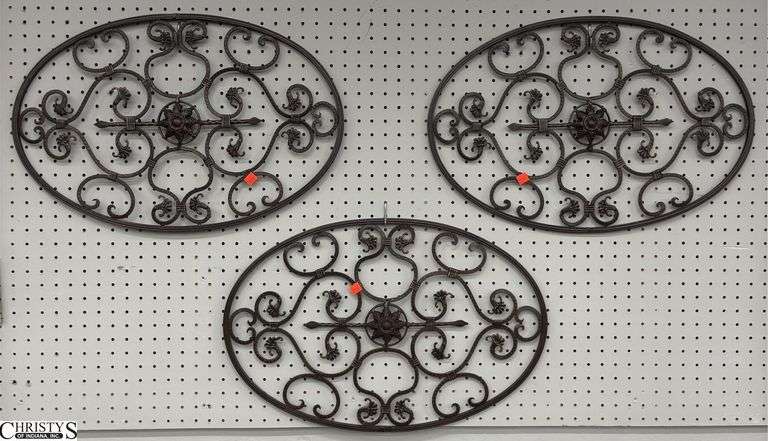 3 pcs Metal Wall Decor 24x16 image
