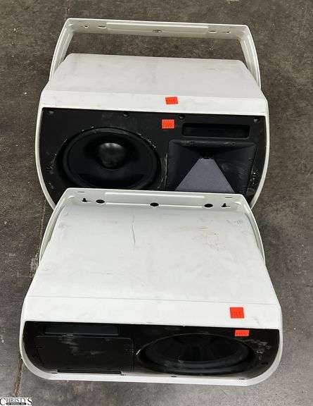 2 Klipsch Wall Mount Speakers - Untested - 12" x 12" x 16" of each image