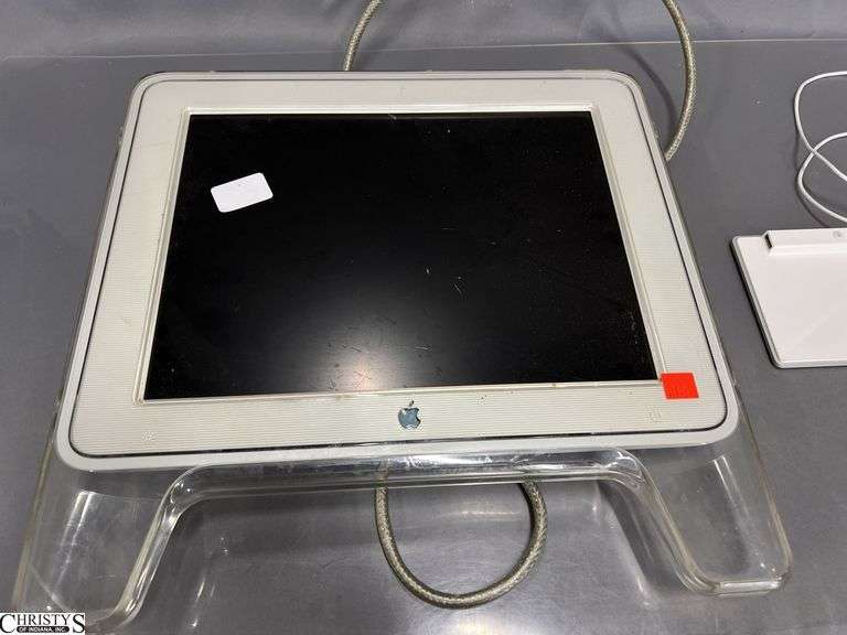Apple Studio Display Mac Monitor and Apple Keyboard - Untested - 15" Screen image