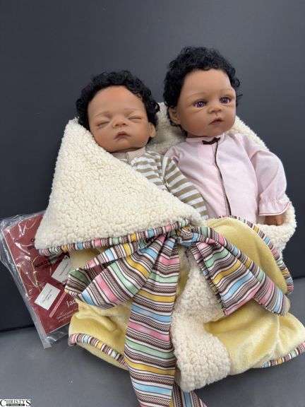 Ashton-Drake Twin Baby Dolls Jada and Jaden image