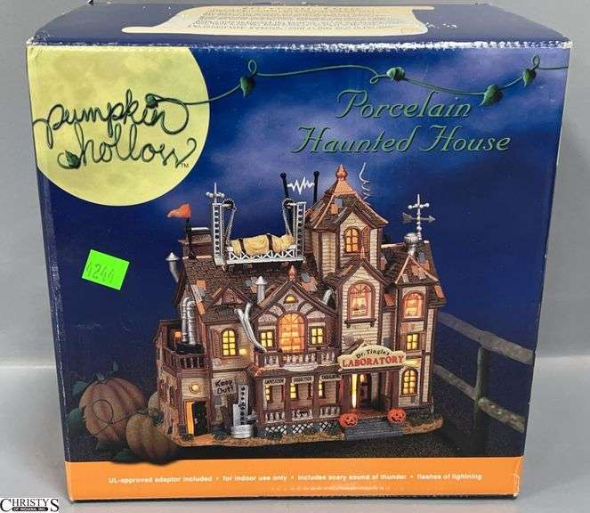 Pumpkin Hollow Lighted Haunted House In Box image