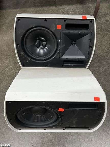 2 Klipsch Wall Mount Speakers - Untested - 12" x 12" x 16" of each image