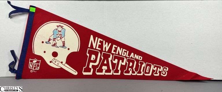New England Patriots NFL Pennant Dated 1967 image