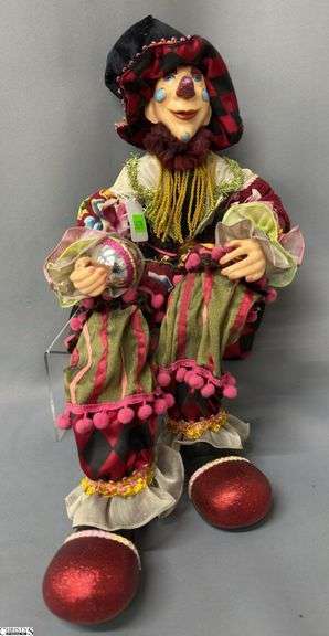 Kasma Collection Porcelain Jester 23.5" image