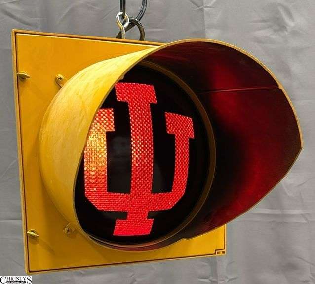 Durasig Indiana University IU Crosswalk / Traffic Light, Plastic Shell 14x14" image