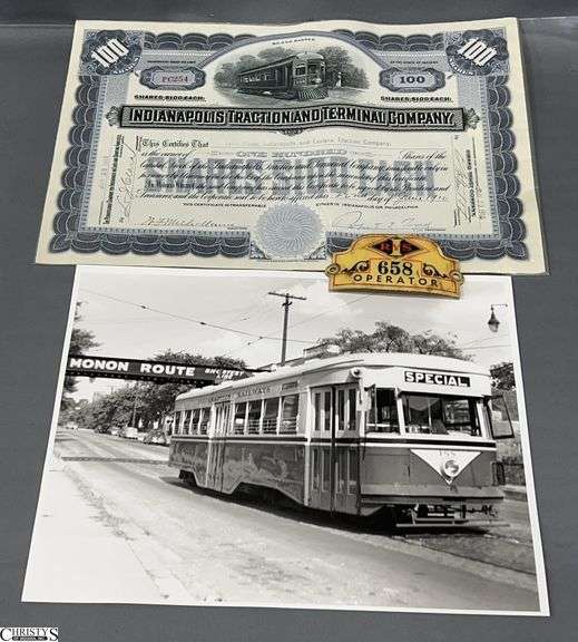 Trolley Monon Route and Share, Photo and Memorabilia image