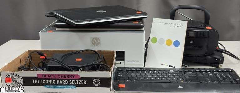 HP Printer, Dell Laptops, Samsung Blu Ray Player, CD Player, Misc Electronics image