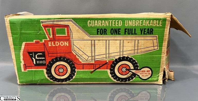 Eldon Dump Truck, Plastic with Damaged Box image