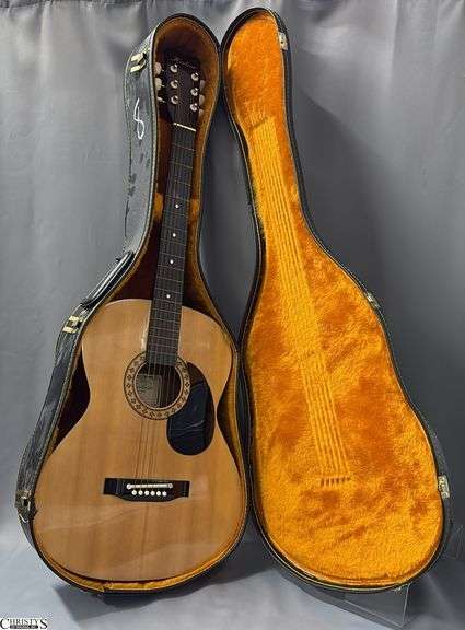 Hohner Model HW200 Acoustic Guitar in Case. From a Local School image