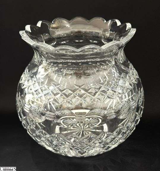 Waterford Crystal Heritage Martha Washington Unity Vase 8" Tall image