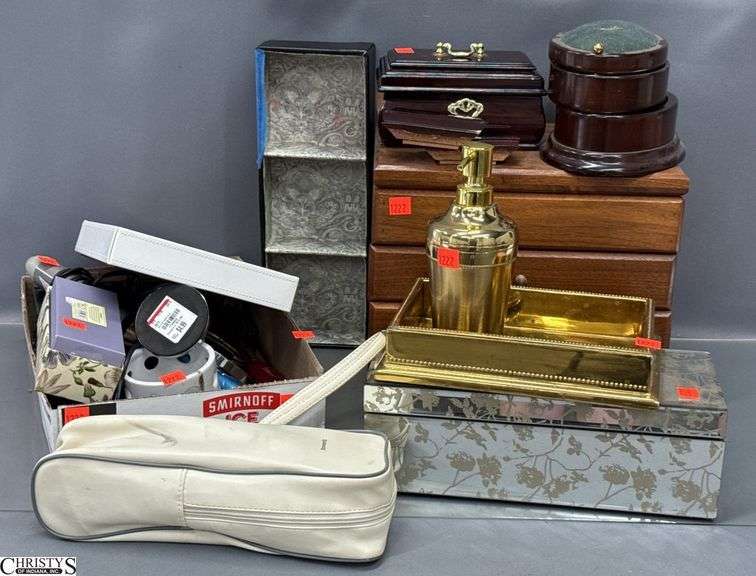 Jewelry Boxes, Bathroom Accessories, Personal Care Items, Misc - 11.5" x 8" x 10" of largest piece image