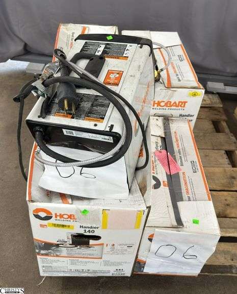 Pallet of Defective Hobart Welders 2-140, 2-210MVP, 127i image