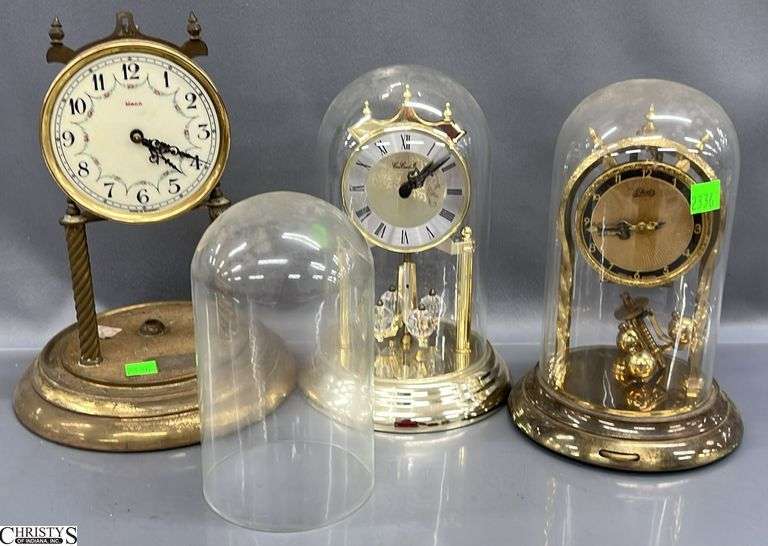 3 Anniversary Clocks - Schatz, Haco, Concord - 10" of tallest image
