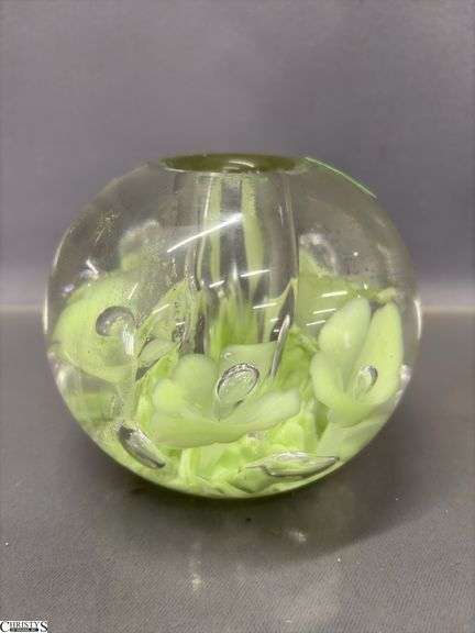 Joe St Claire Paperweight, Part to Lamp Tallest 3.5"
