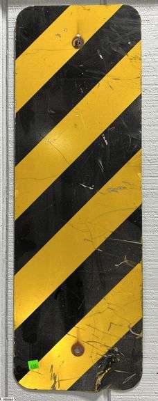 Warning or Hazard Metal Street Sign 10x30 image