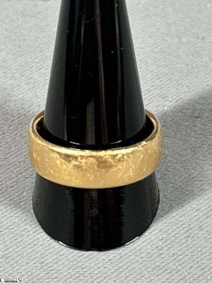 14K Yellow Gold Band.  Marked Shane Co. 14K image