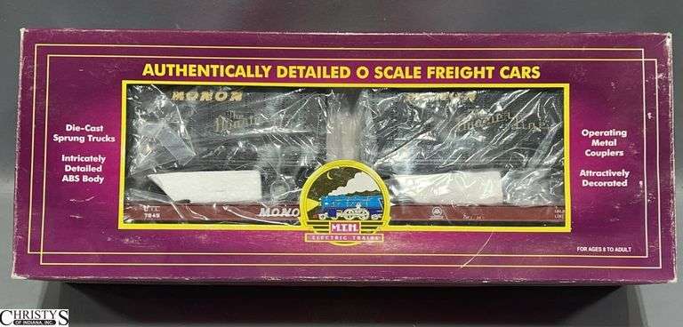 MTH Monon Flat Car with Trailers image