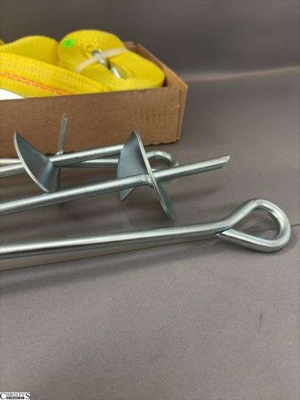 Ratchet Straps, Screw In Anchors, Store Returns