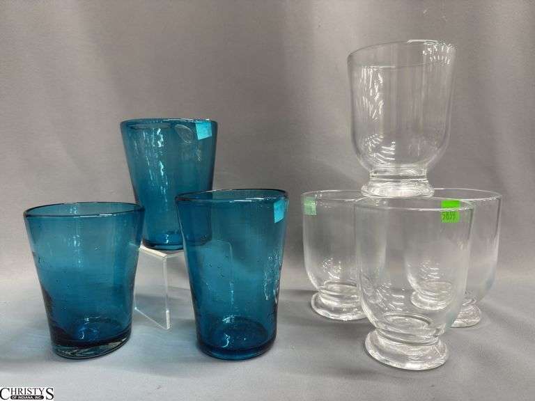 7pcs Hand Made Glasses, Tallest 5" image