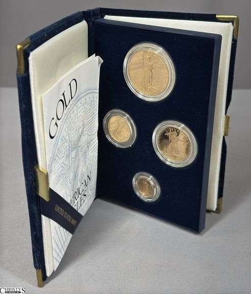 1999 American Eagle Gold Bullion Coins Proof Set in Box image