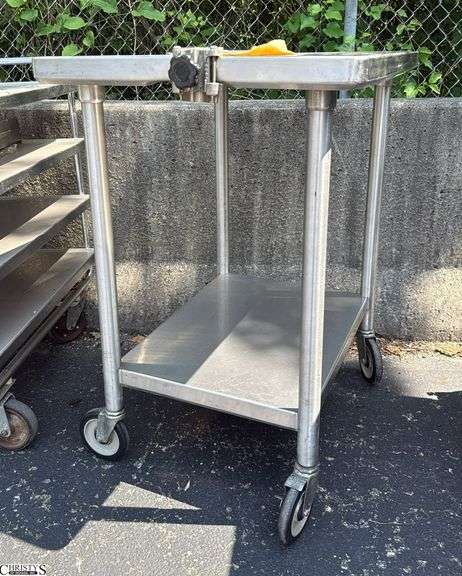 Rolling Table Stainless 30x24x36" image