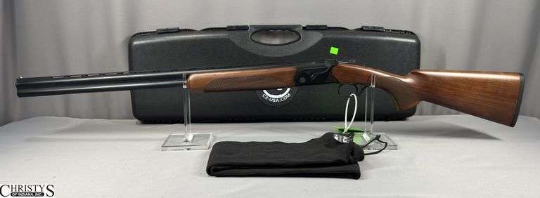 CZ / Huglu C3 Teal Over/Under Shotgun 20 ga. SN: 18S2930 with Black CZ Case and a Black Allen Gun Sock image