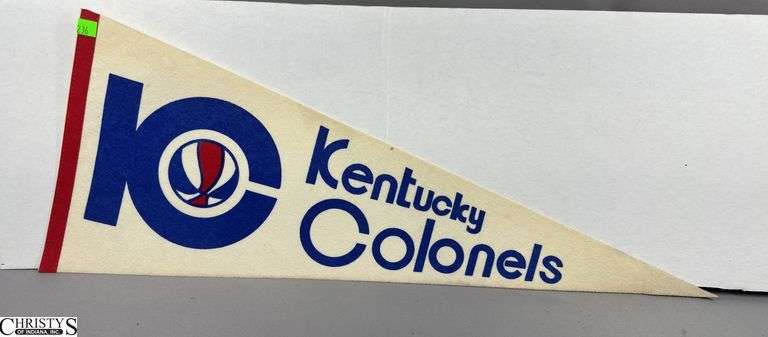 Vintage Kentucky Colonels ABA Basketball Pennant image