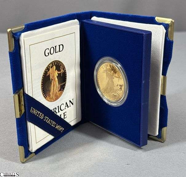 Gold American Eagle One Ounce Bullion Coin in Box image
